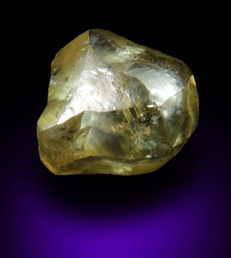 1.71 carat fancy yellowish-green irregular rough diamond 1.71 carat fancy yellowish-green irregular rough diamond
