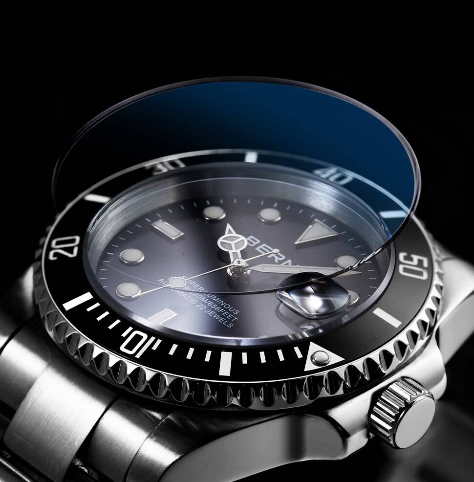 BERNY NH35 Divers’ Watch for Men Business Wristwatches Sapphire Super Luminous 20Bar Color : Green Wristwatch|Black Wristwatch|Blue Wristwatch BERNY NH35 Divers’ Watch for Men Business Wristwatches Sapphire Super Luminous 20Bar Color : Green Wristwatch|Black Wristwatch|Blue Wristwatch