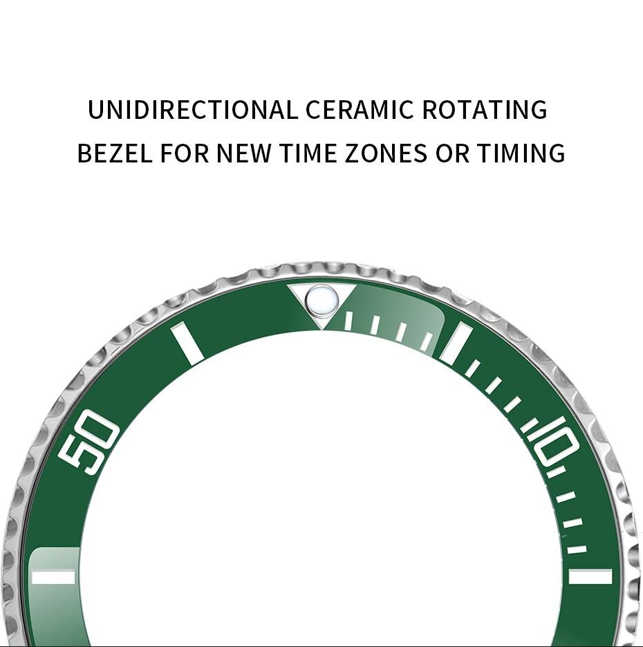 BERNY NH35 Divers’ Watch for Men Business Wristwatches Sapphire Super Luminous 20Bar Color : Green Wristwatch|Black Wristwatch|Blue Wristwatch BERNY NH35 Divers’ Watch for Men Business Wristwatches Sapphire Super Luminous 20Bar Color : Green Wristwatch|Black Wristwatch|Blue Wristwatch