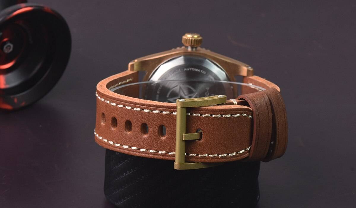 Hruodland Dreamstar Solid CuSn8 Bronze Diving Men's Watches SW200 Sapphire Glass 20ATM Automatic Mechanical Wrist Watch for Male