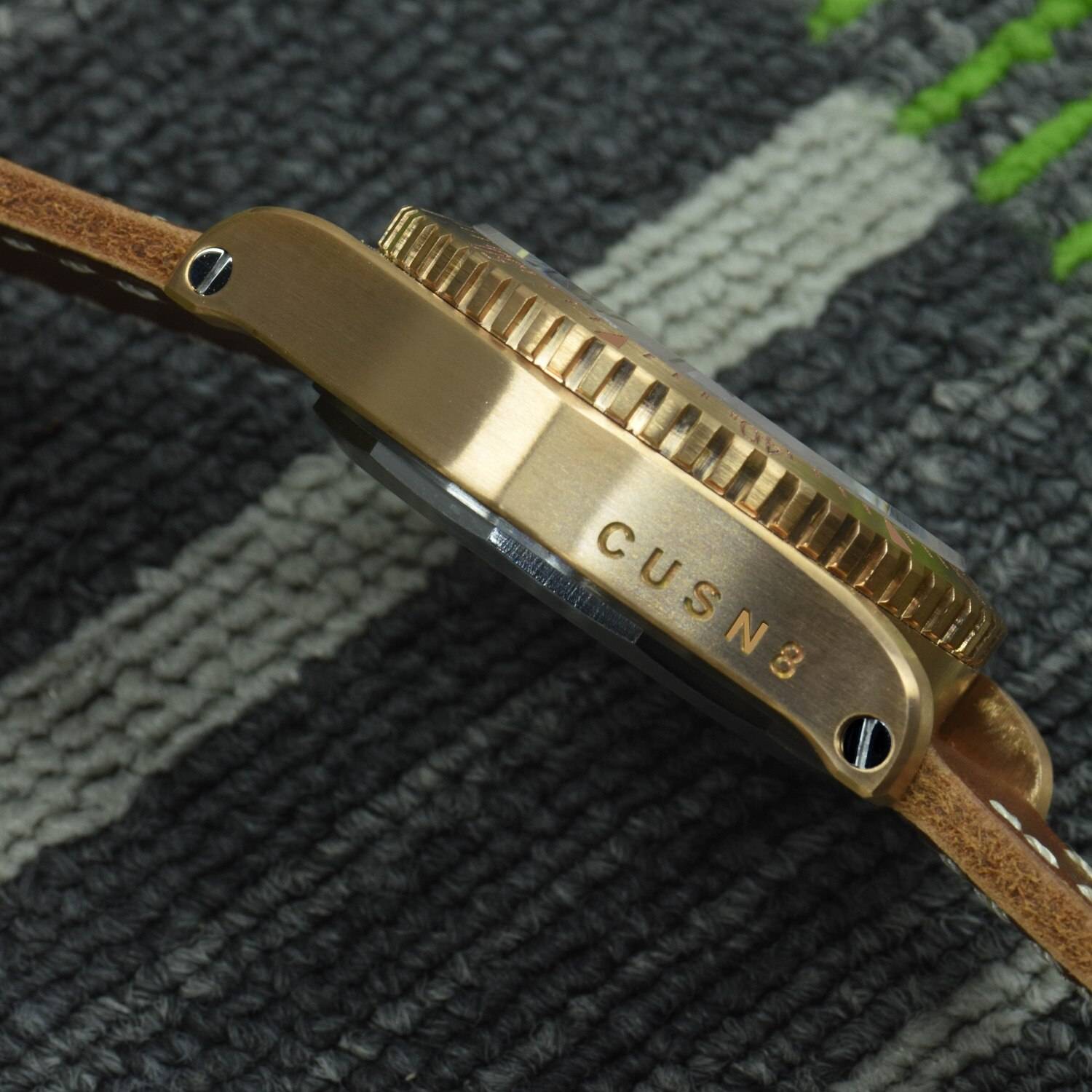 Hruodland Dreamstar Solid CuSn8 Bronze Diving Men's Watches SW200 Sapphire Glass 20ATM Automatic Mechanical Wrist Watch for Male