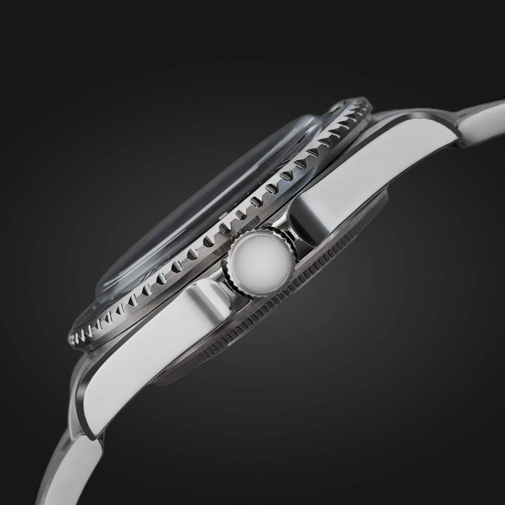 Ironwatch Men's Vintage Diver Watch Sub 14060 Bubble Sapphire 40mm Black Dial PT5000/SW200 Automatic Movement 20Bar BGW-9 Lume Color : RX8004 IRONWATCH|RX8004 Without Logo Ironwatch Men's Vintage Diver Watch Sub 14060 Bubble Sapphire 40mm Black Dial PT5000/SW200 Automatic Movement 20Bar BGW-9 Lume Color : RX8004 IRONWATCH|RX8004 Without Logo