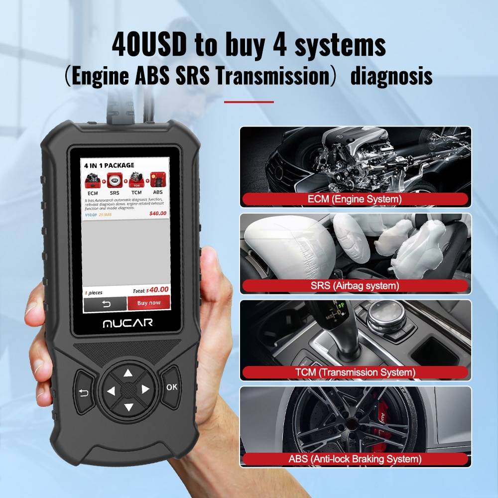 MUCAR CDE900 OBD2 Car Diagnostic Tool Engine TCM ABS SRS System Auto Car Code Reader for Mechanics Scanner Lifetime Free Upgrade Ships From : China|United States|SPAIN|Russian Federation|France MUCAR CDE900 OBD2 Car Diagnostic Tool Engine TCM ABS SRS System Auto Car Code Reader for Mechanics Scanner Lifetime Free Upgrade Ships From : China|United States|SPAIN|Russian Federation|France
