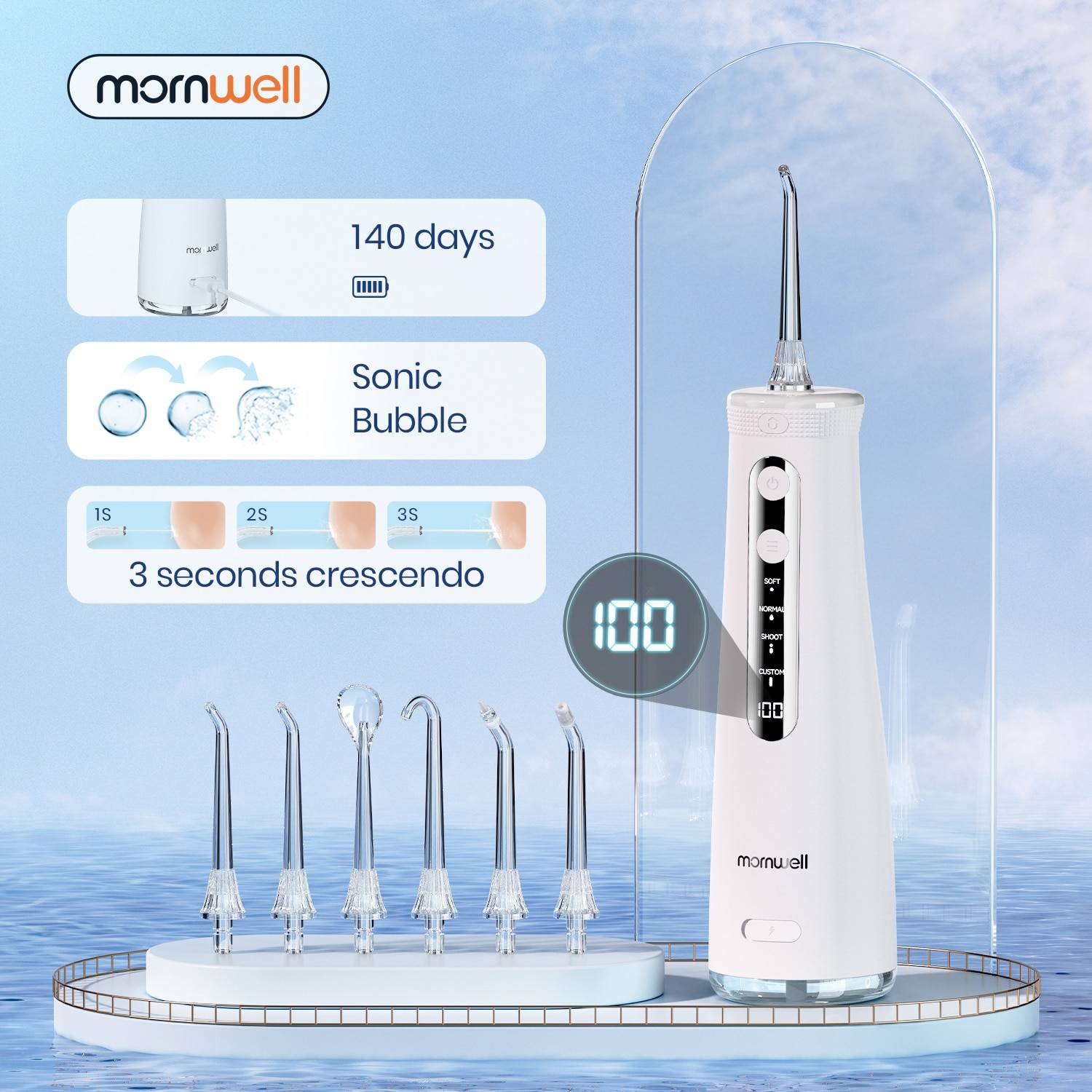 Mornwell 5032 Oral Irrigator Dental Teeth Whitening Home Appliance Sonic Water Flosser 270ML Tank Teeth Cleaner Dental Water Jet Ships From : Russian Federation|SPAIN|China|Saudi Arabia Mornwell 5032 Oral Irrigator Dental Teeth Whitening Home Appliance Sonic Water Flosser 270ML Tank Teeth Cleaner Dental Water Jet Ships From : Russian Federation|SPAIN|China|Saudi Arabia