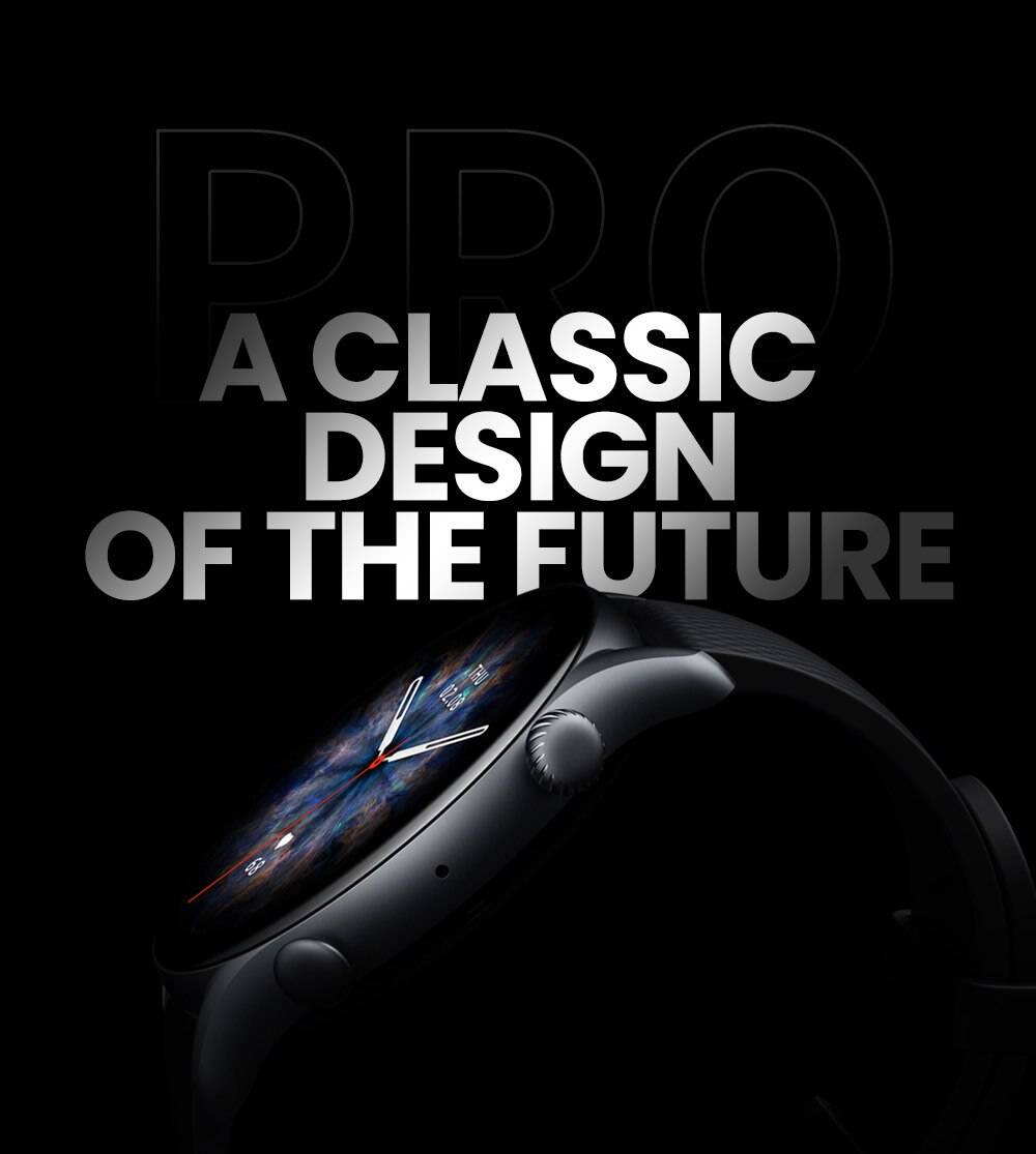 New Amazfit GTR 3 Pro GTR3 Pro GTR-3 Pro Smartwatch AMOLED Display Zepp OS App 12-day Battery Life Watch for Andriod