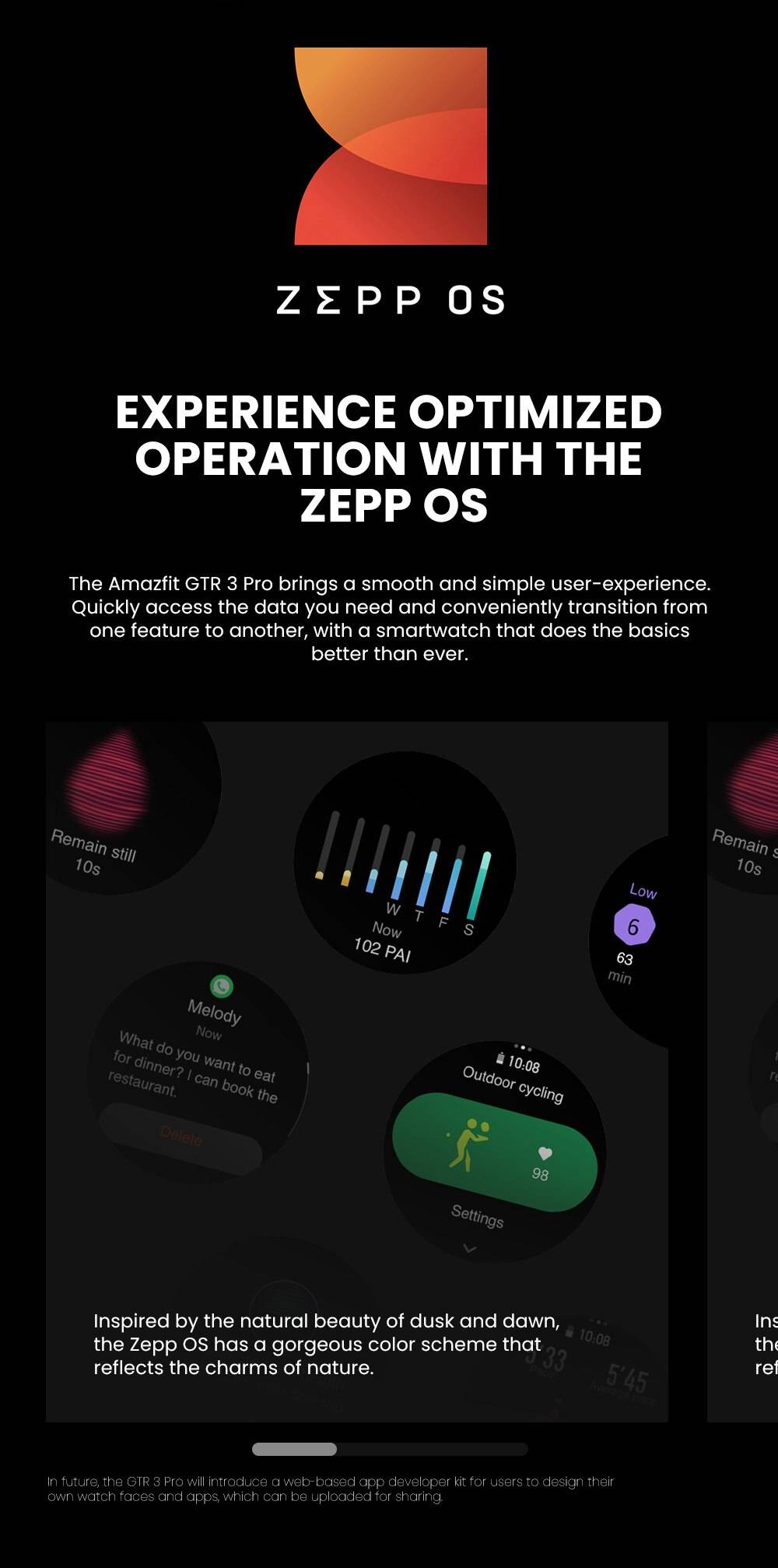 New Amazfit GTR 3 Pro GTR3 Pro GTR-3 Pro Smartwatch AMOLED Display Zepp OS App 12-day Battery Life Watch for Andriod