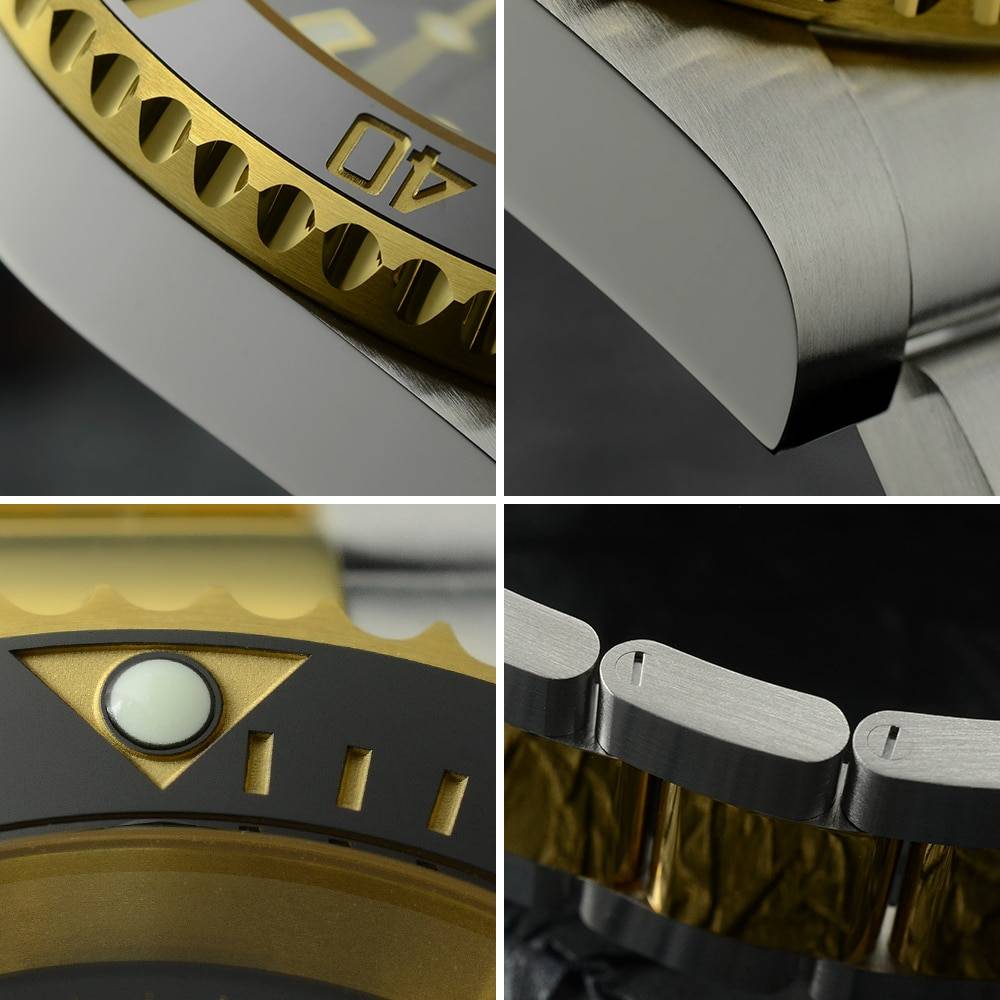 San Martin 40.5mm Diver Watch Two-tone Water Ghost NH35 Luxury Sapphire Men Mechanical Watches 20Bar Waterproof BGW-9 Luminous Color : Matte Black|Sunray Blue|Matte Black Nologo|Sunray Blue Nologo San Martin 40.5mm Diver Watch Two-tone Water Ghost NH35 Luxury Sapphire Men Mechanical Watches 20Bar Waterproof BGW-9 Luminous Color : Matte Black|Sunray Blue|Matte Black Nologo|Sunray Blue Nologo