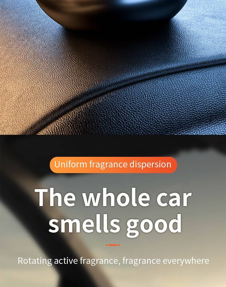 Solar Car Air Freshener Rotating Aromatherapy Diffusing Accessories Interior Durable Original Perfume For Men And Women