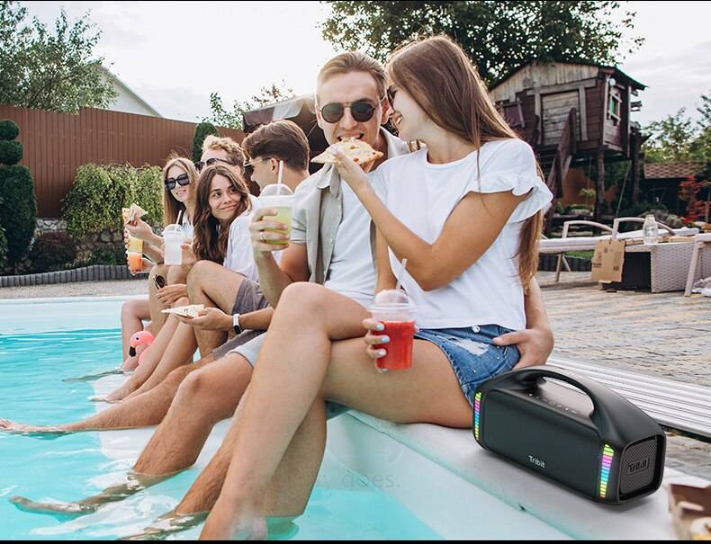 Tribit Portable Bluetooth Speaker 90W StormBox Blast Outdoor Wireless Speaker IPX7 Waterproof Party Camping Speaker 30H Playtime Tribit Portable Bluetooth Speaker 90W StormBox Blast Outdoor Wireless Speaker IPX7 Waterproof Party Camping Speaker 30H Playtime