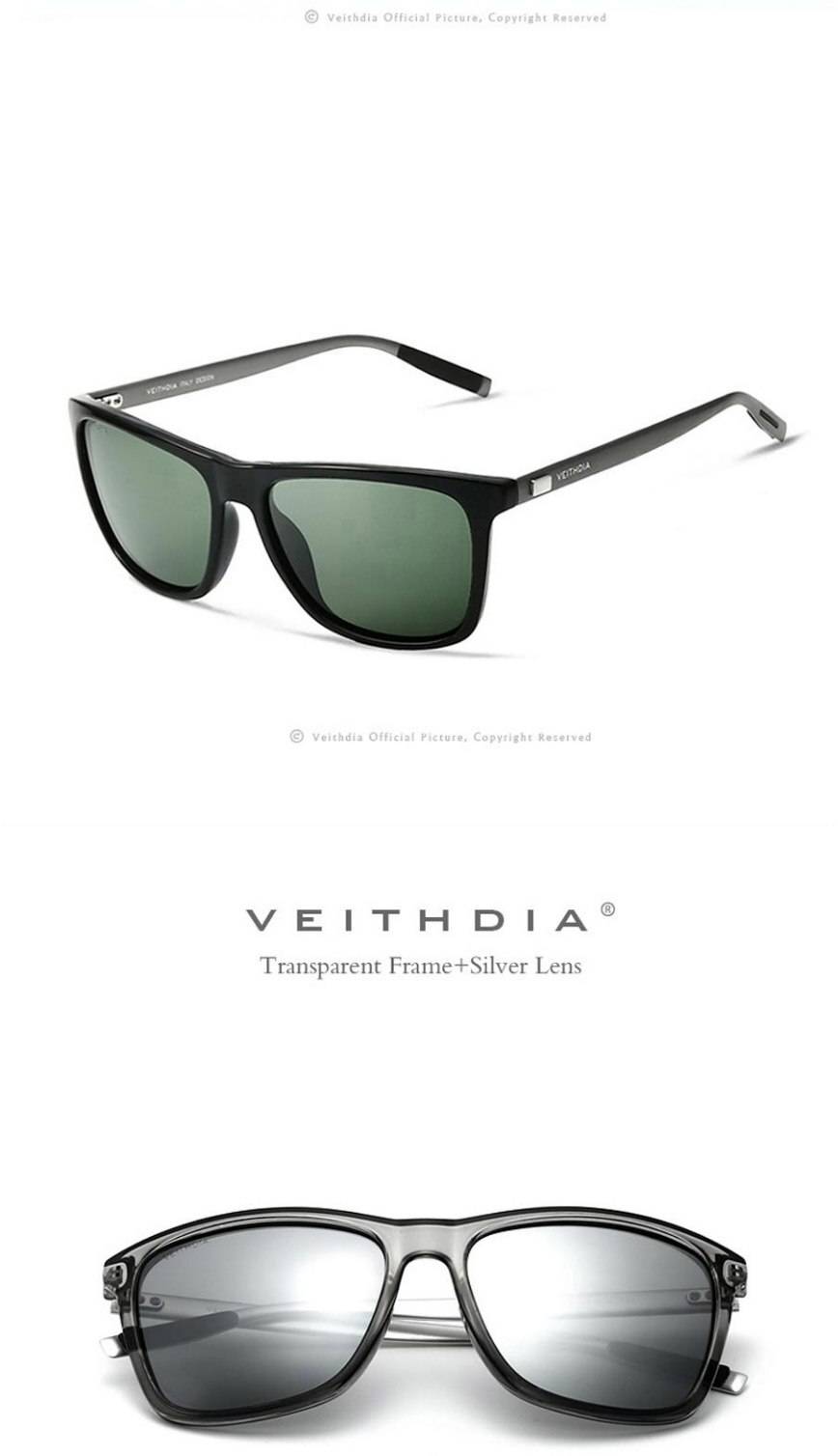 VEITHDIA Brand 2021 Unisex Retro Aluminum+TR90 Sunglasses Polarized Lens Vintage Eyewear Accessories Sun Glasses For Men/Women 2