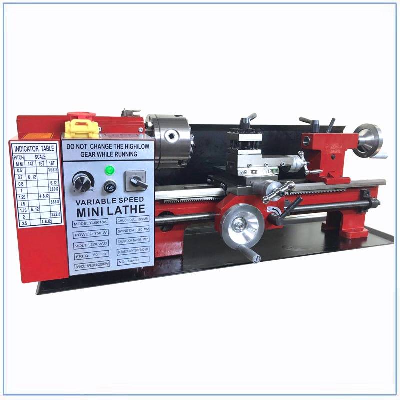 Brushless Motor All Metal Gears 750w Mini Lathe Machine Metalworking 32mm Spindle Hole with Quick Change Tool Post Ships From : China|Russian Federation Brushless Motor All Metal Gears 750w Mini Lathe Machine Metalworking 32mm Spindle Hole with Quick Change Tool Post Ships From : China|Russian Federation