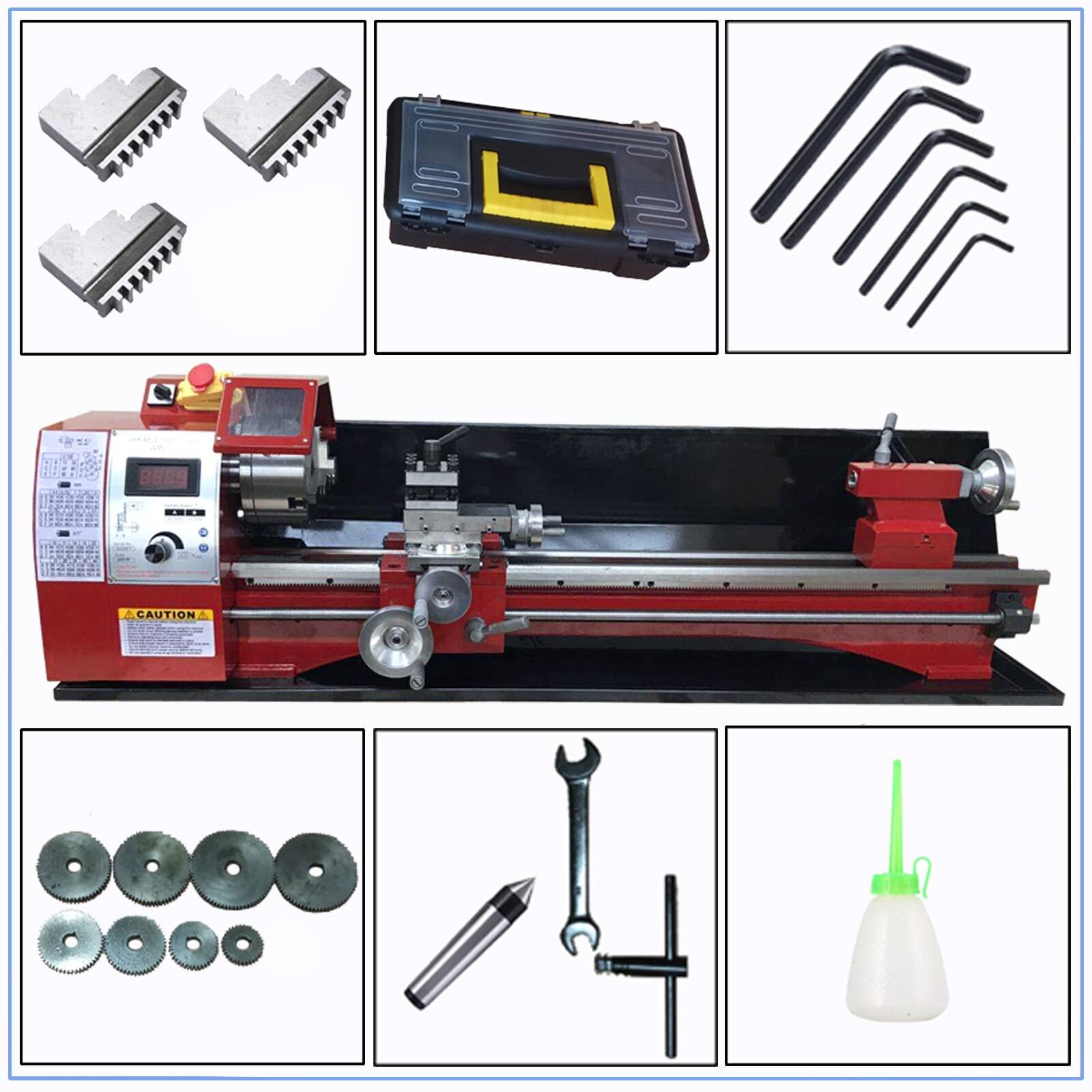 Brushless Motor Precision Mini Metal Lathe1100W Metric and Inch Thread Mini Lathe Machine Ships From : China|Russian Federation Brushless Motor Precision Mini Metal Lathe1100W Metric and Inch Thread Mini Lathe Machine Ships From : China|Russian Federation