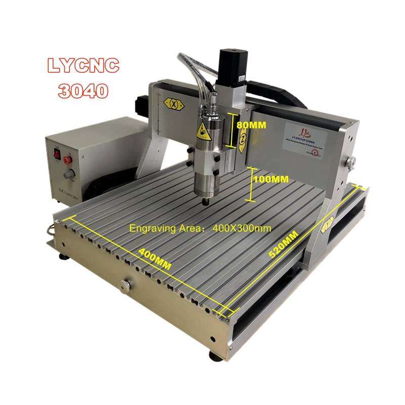 CNC 3040 Wood Router 4 Axis Metal Engraving Carving Milling Machine Limit Switch Woodworking Aluminum Carving Engraver CNC 3040 Wood Router 4 Axis Metal Engraving Carving Milling Machine Limit Switch Woodworking Aluminum Carving Engraver