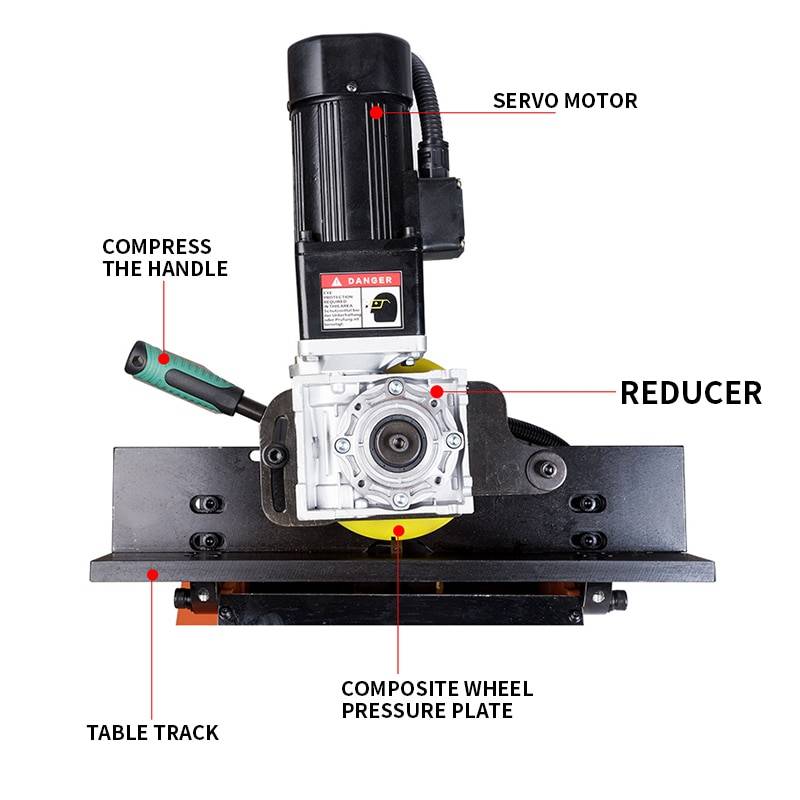 Small desktop milling machine 10D automatic traveling steel plate beveling machine small plate chamfering machine Small desktop milling machine 10D automatic traveling steel plate beveling machine small plate chamfering machine