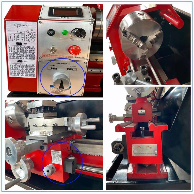 1100W Brushless Motor WM210-G Mini Lathe 38mm Spindle hole Left&Right Thread Making Lathe Machine Ships From : China|Russian Federation 1100W Brushless Motor WM210-G Mini Lathe 38mm Spindle hole Left&Right Thread Making Lathe Machine Ships From : China|Russian Federation