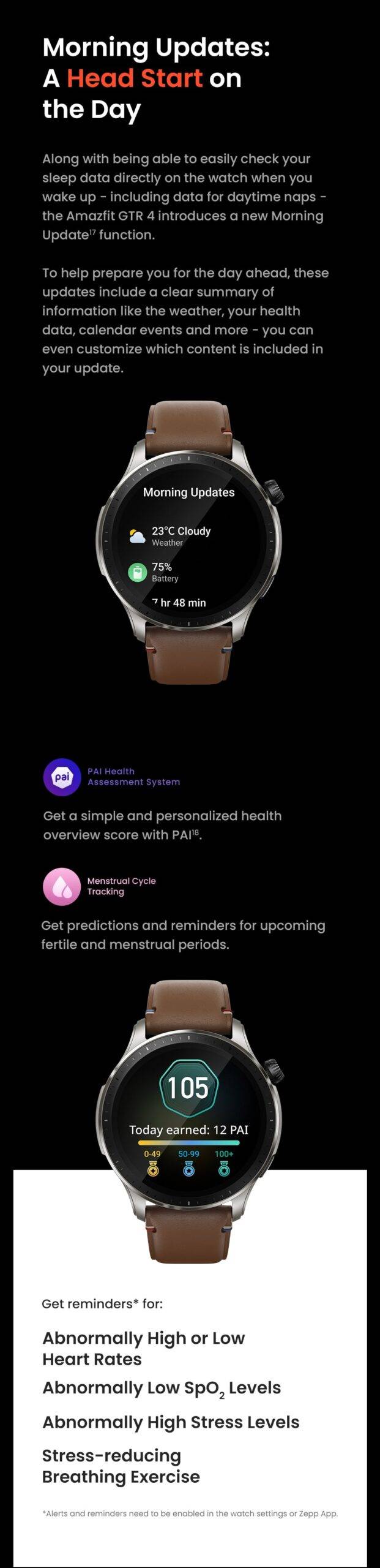 [World Premiere] Amazfit GTR 4 GTR4 Smartwatch 150 Sports Modes Bluetooth Phone Calls Smart Watch With Alexa Built-in