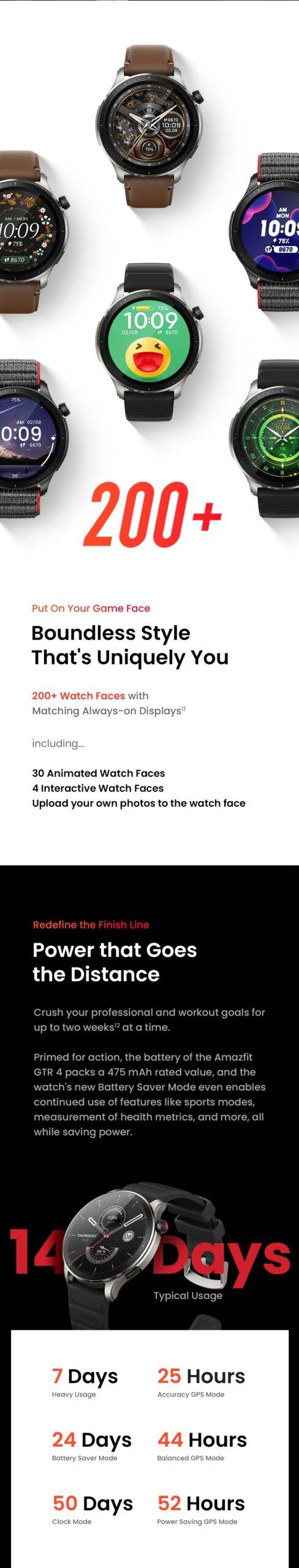 [World Premiere] Amazfit GTR 4 GTR4 Smartwatch 150 Sports Modes Bluetooth Phone Calls Smart Watch With Alexa Built-in