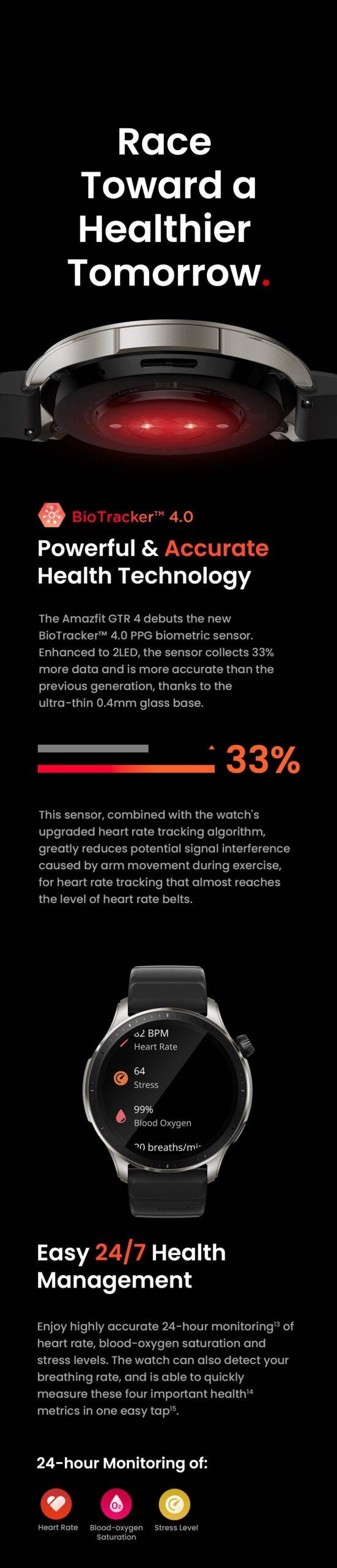 [World Premiere] Amazfit GTR 4 GTR4 Smartwatch 150 Sports Modes Bluetooth Phone Calls Smart Watch With Alexa Built-in