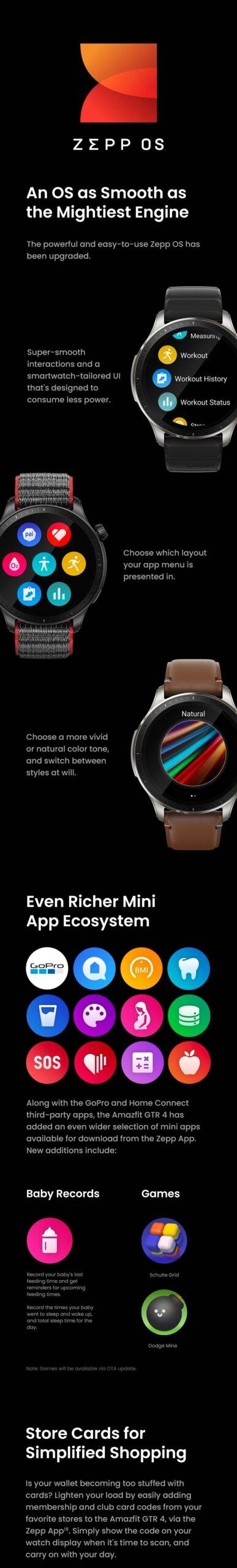 [World Premiere] Amazfit GTR 4 GTR4 Smartwatch 150 Sports Modes Bluetooth Phone Calls Smart Watch With Alexa Built-in