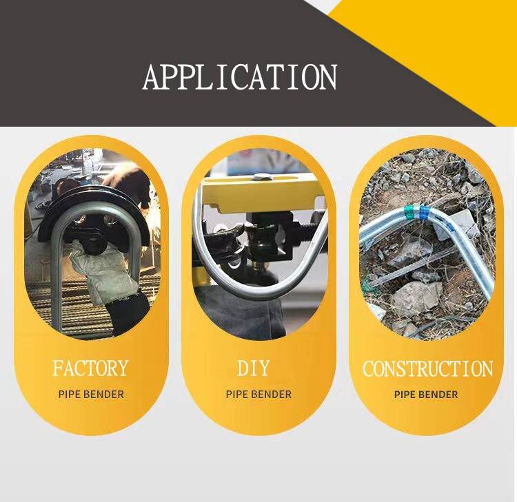 Manual Pipe Bender Hydraulic Tools 0.8-2.0mm Thickness Hand "U" Tube Bending Machine Iron/Steel/Copper/Aluminum SWG-25