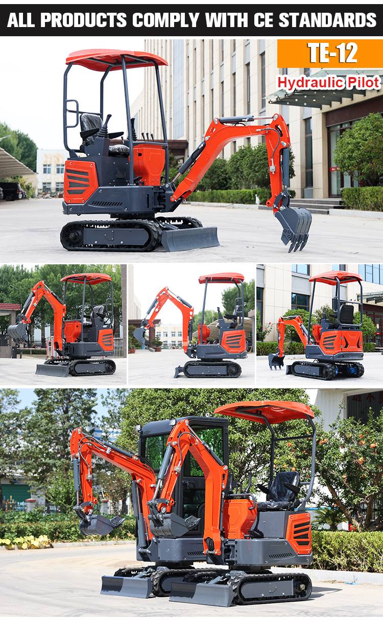 Free Shipping 1 ton 1.5 ton mini excavator Price Micro Mini Digger 1.2 ton Small Hydraulic Crawler Mini Excavator For Sale