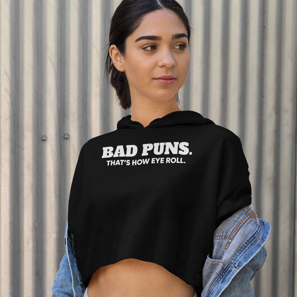 Bad Puns That’s How Eye Roll Women’s Cropped Hoodie – Silly Design Hooded Sweatshirt – Funny Joke Super Crop Top Hoodies Clothing Hoodies & Sweatshirts Color : Black|Lilac|White Bad Puns That's How Eye Roll Women's Cropped Hoodie - Silly Design Hooded Sweatshirt - Funny Joke Super Crop Top Hoodies Clothing Hoodies & Sweatshirts Color : Black|Lilac|White