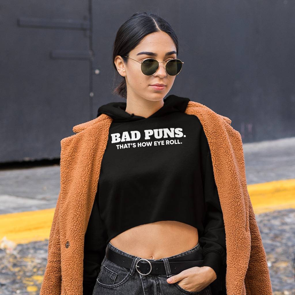 Bad Puns That’s How Eye Roll Women’s Cropped Hoodie – Silly Design Hooded Sweatshirt – Funny Joke Super Crop Top Hoodies Clothing Hoodies & Sweatshirts Color : Black|Lilac|White Bad Puns That's How Eye Roll Women's Cropped Hoodie - Silly Design Hooded Sweatshirt - Funny Joke Super Crop Top Hoodies Clothing Hoodies & Sweatshirts Color : Black|Lilac|White