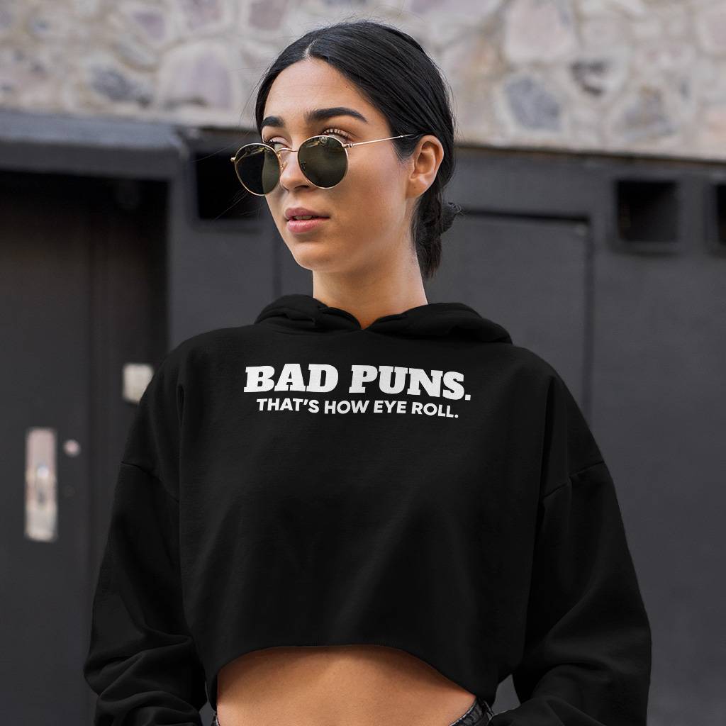 Bad Puns That’s How Eye Roll Women’s Cropped Hoodie – Silly Design Hooded Sweatshirt – Funny Joke Super Crop Top Hoodies Clothing Hoodies & Sweatshirts Color : Black|Lilac|White Bad Puns That's How Eye Roll Women's Cropped Hoodie - Silly Design Hooded Sweatshirt - Funny Joke Super Crop Top Hoodies Clothing Hoodies & Sweatshirts Color : Black|Lilac|White