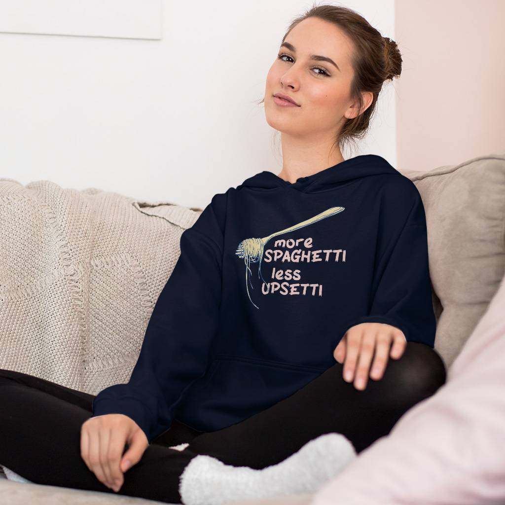 More Spaghetti Less Upsetti Hoodie – Vintage Aesthetic Hooded Sweatshirt – Retro Graphic Unisex Hoodie Clothing Hoodies & Sweatshirts Color : Black|Navy|White More Spaghetti Less Upsetti Hoodie - Vintage Aesthetic Hooded Sweatshirt - Retro Graphic Unisex Hoodie Clothing Hoodies & Sweatshirts Color : Black|Navy|White