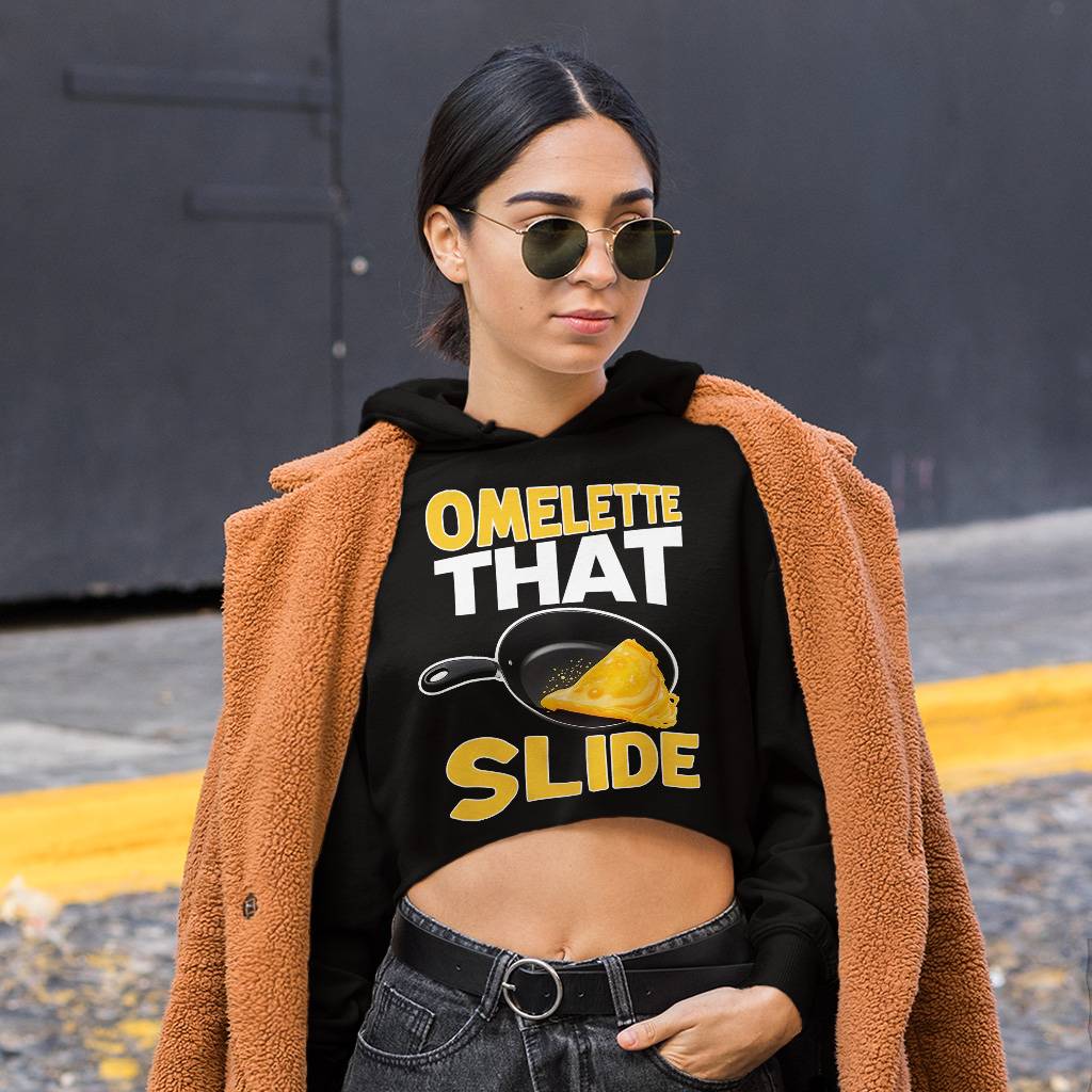 Omelette That Slide Women’s Cropped Hoodie – Wordplay Gift Hooded Sweatshirt – Breakfast Graphic Super Crop Top Hoodies Clothing Hoodies & Sweatshirts Color : Black|Lilac|White Omelette That Slide Women's Cropped Hoodie - Wordplay Gift Hooded Sweatshirt - Breakfast Graphic Super Crop Top Hoodies Clothing Hoodies & Sweatshirts Color : Black|Lilac|White