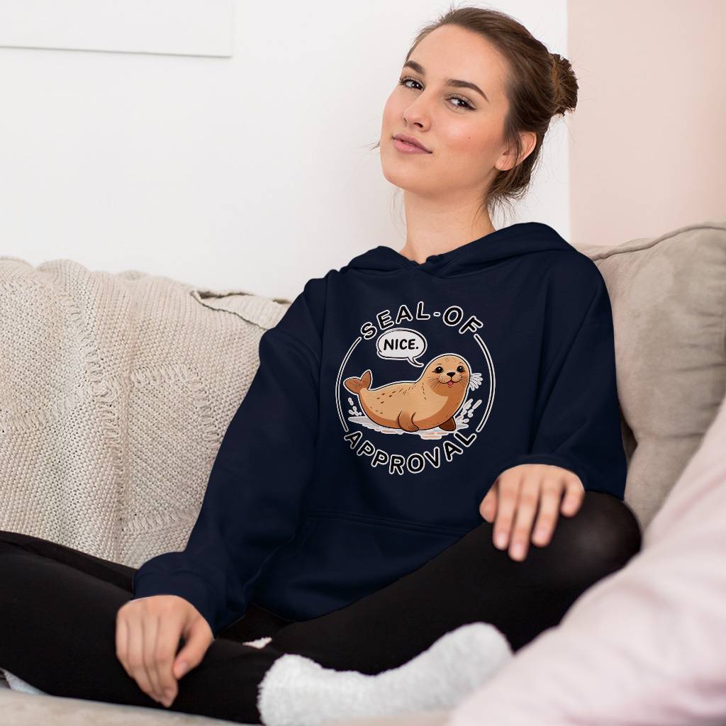 Seal Of Approval Hoodie – Cute Pun Hooded Sweatshirt – Seal Lover Unisex Hoodie Clothing Hoodies & Sweatshirts Color : Black|Navy|White Seal Of Approval Hoodie - Cute Pun Hooded Sweatshirt - Seal Lover Unisex Hoodie Clothing Hoodies & Sweatshirts Color : Black|Navy|White